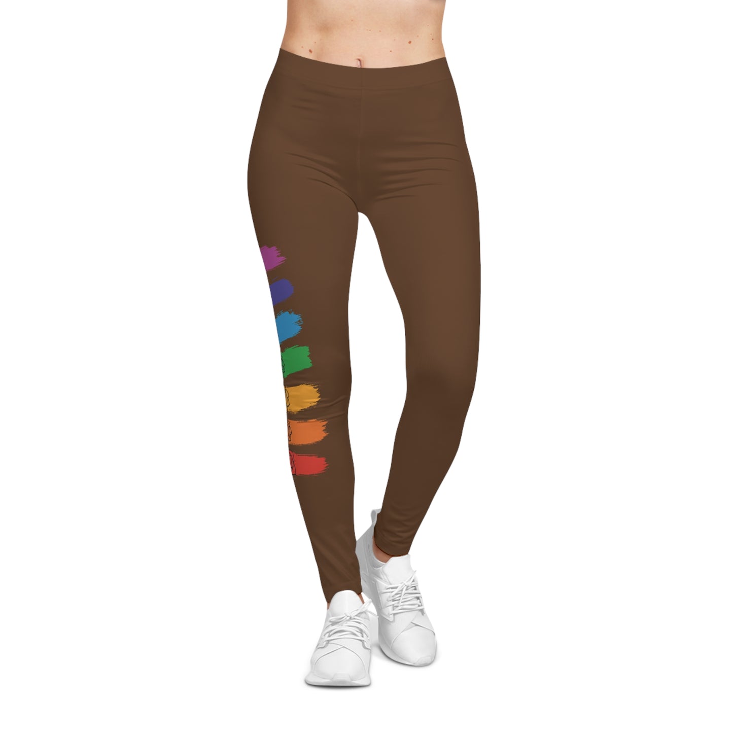 Chakra Flow Leggings - Brown