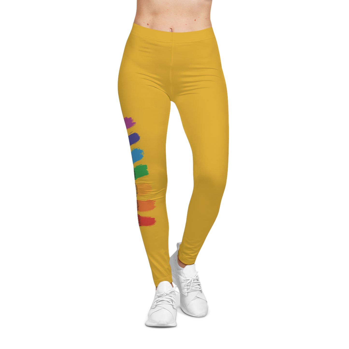 Chakra Flow Leggings - Mustard