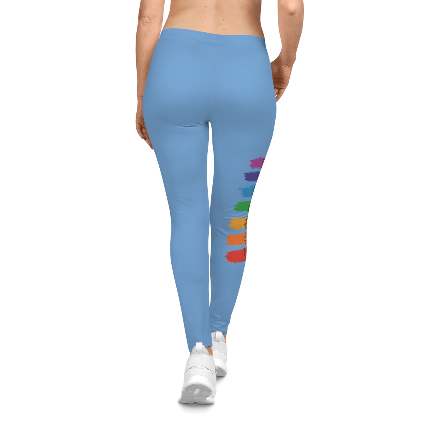 Chakra Flow Leggings - Light Blue