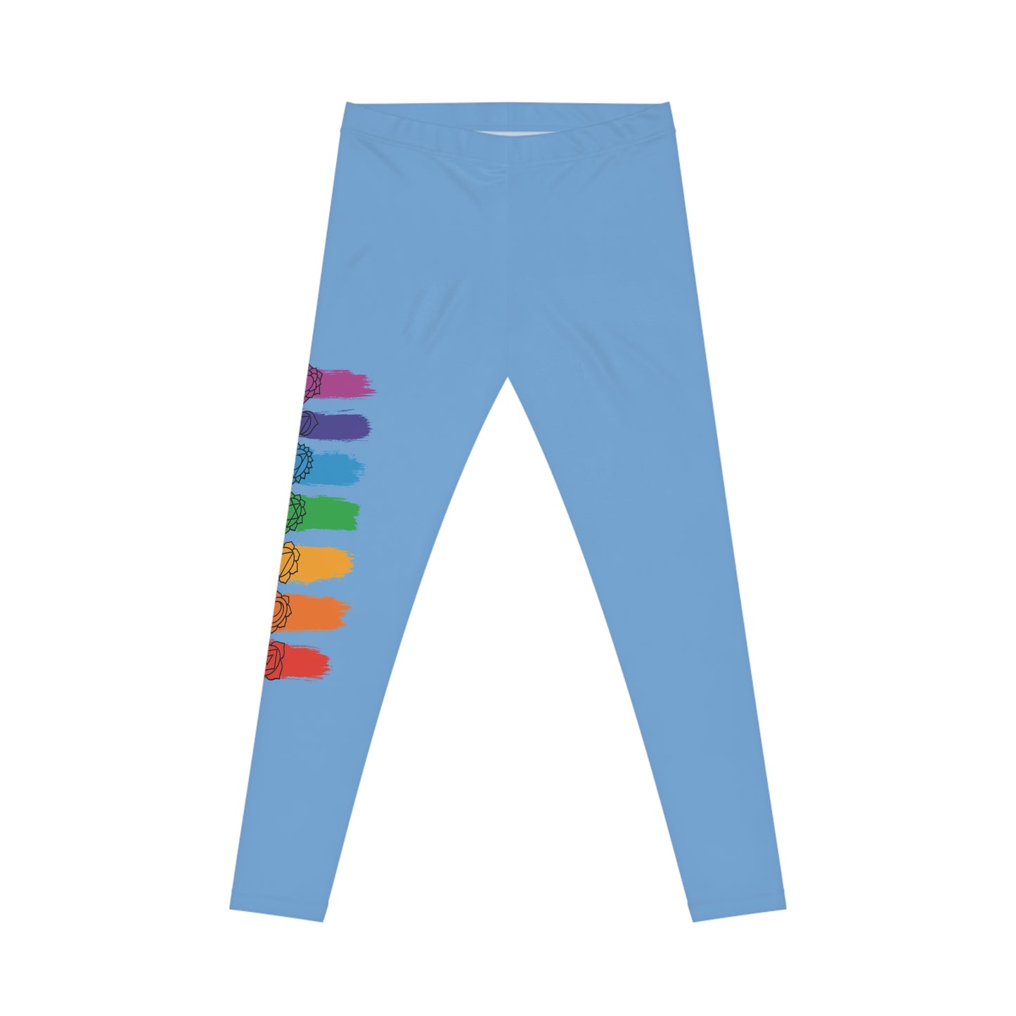 Chakra Flow Leggings - Light Blue
