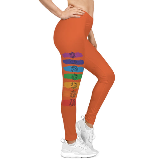 Chakra Flow Leggings - Orange