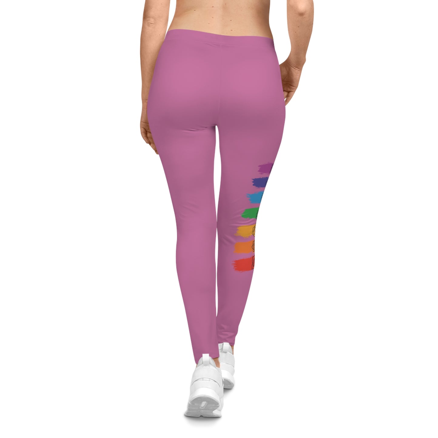 Chakra Flow Leggings - Light Pink