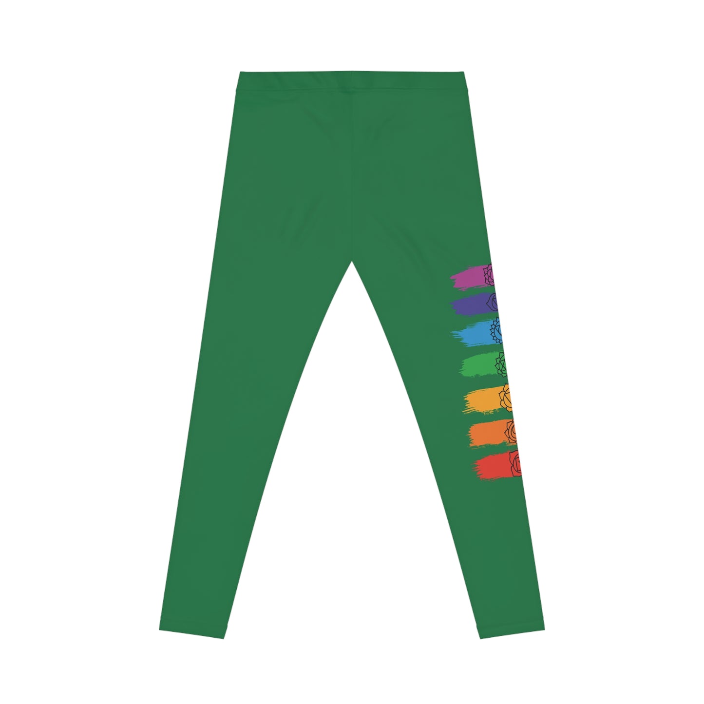 Chakra Flow Leggings - Dark Green