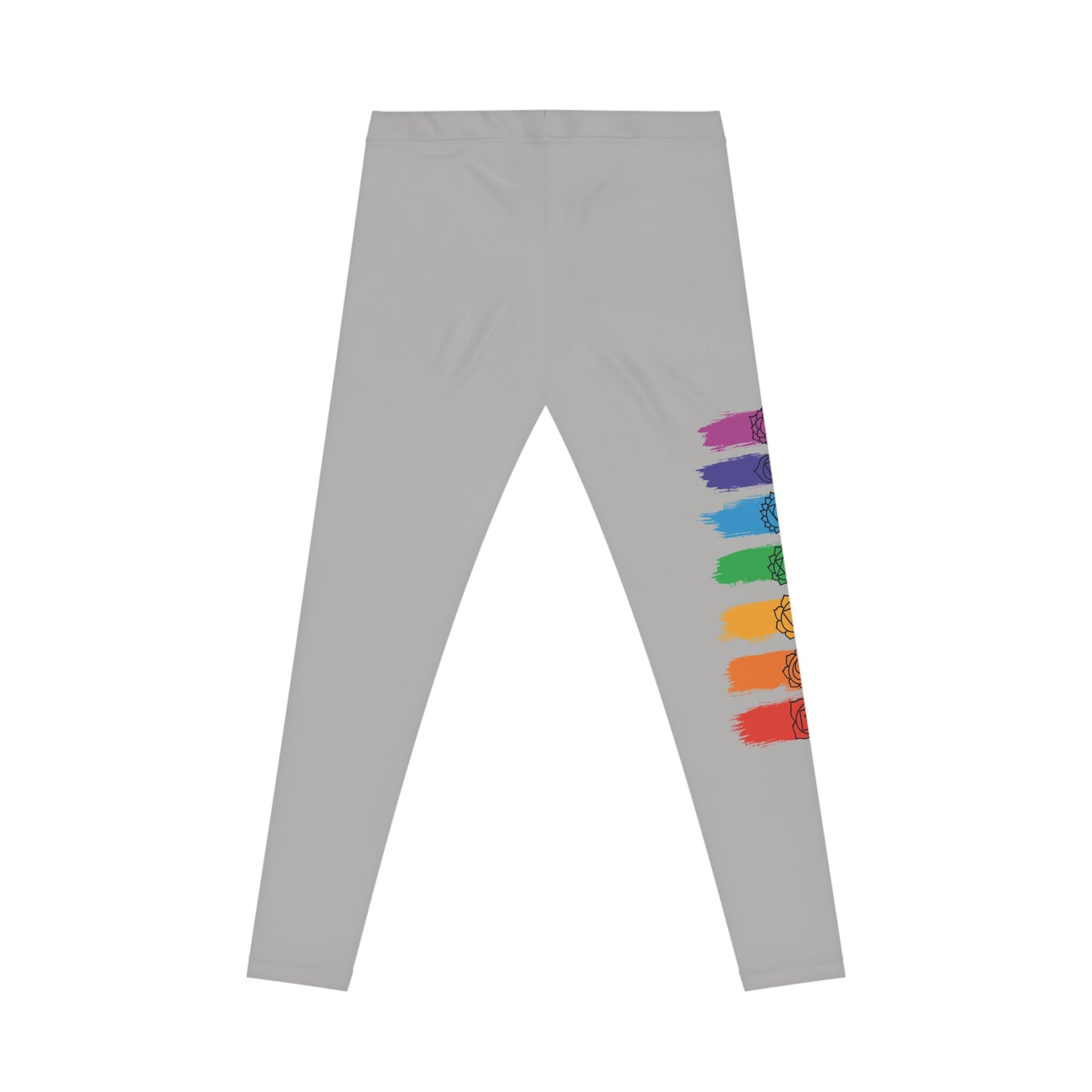 Chakra Flow Leggings - Light Grey