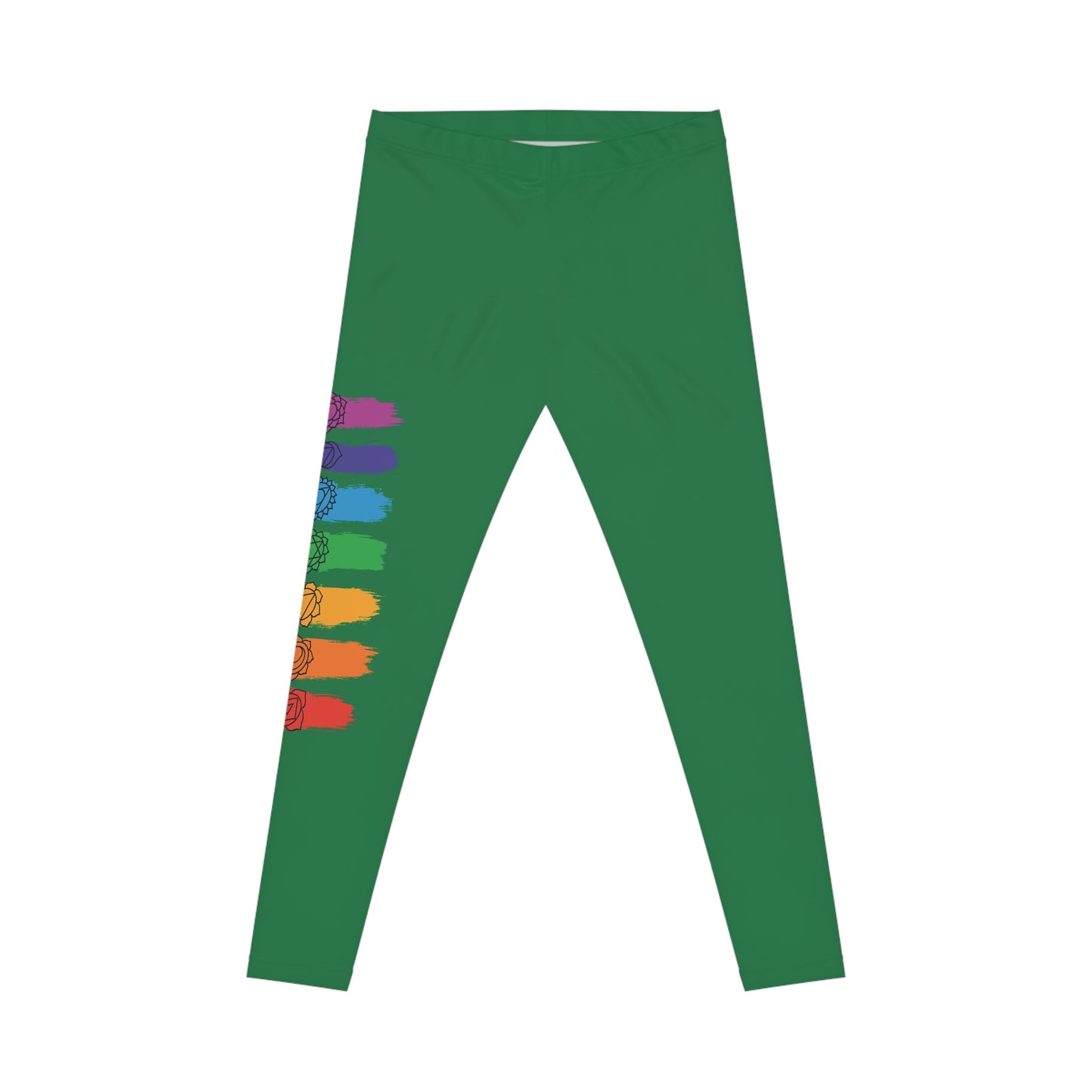 Chakra Flow Leggings - Dark Green