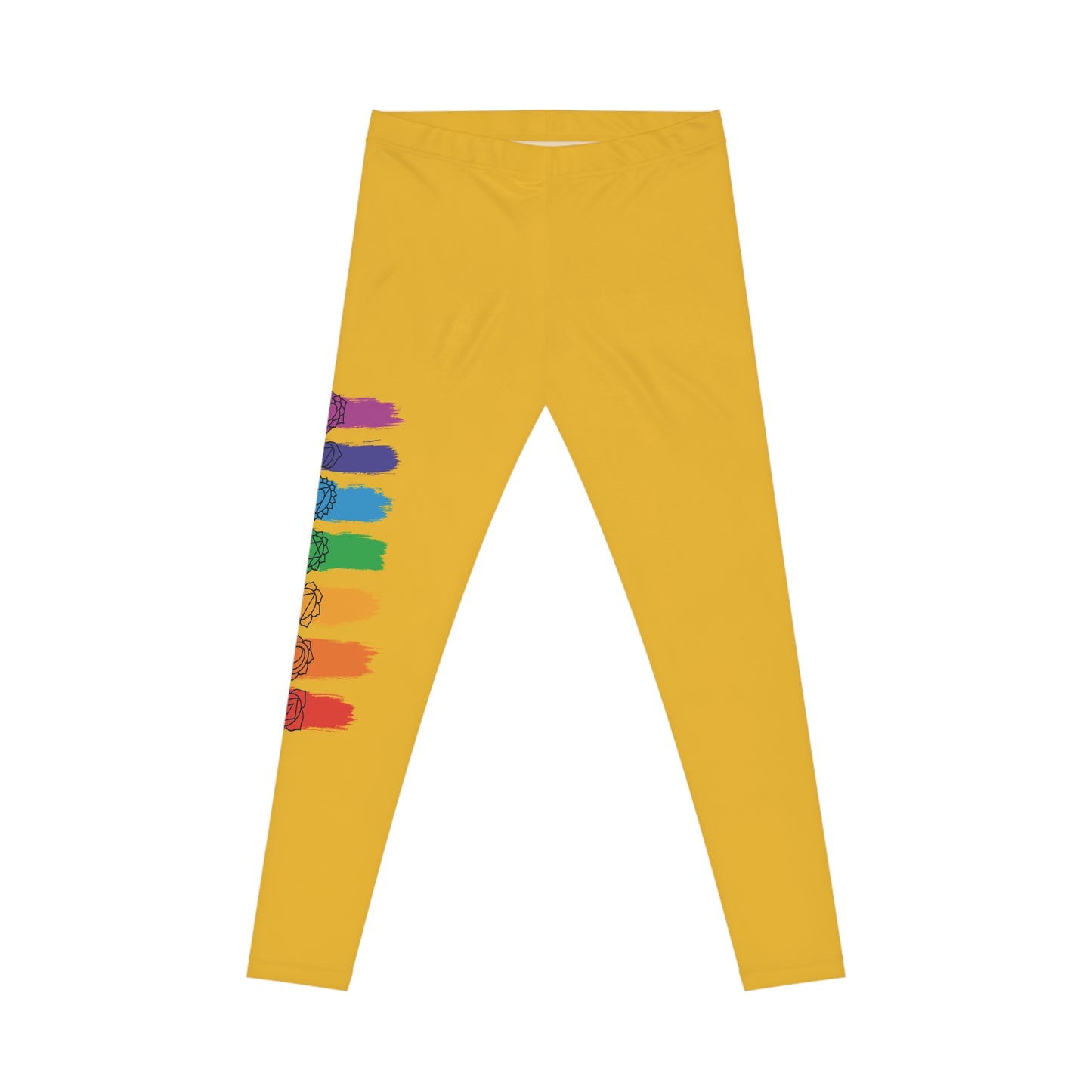 Chakra Flow Leggings - Mustard