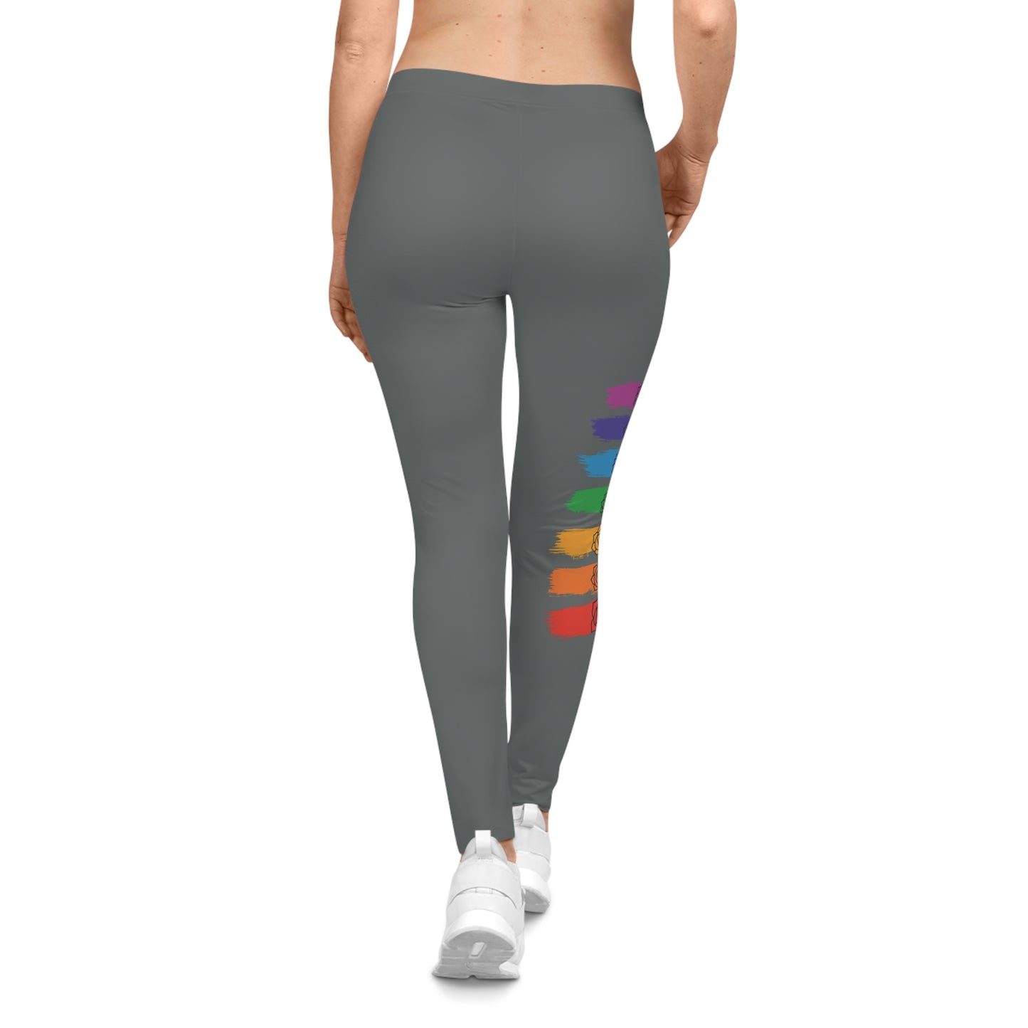 Chakra Flow Leggings - Dark Grey