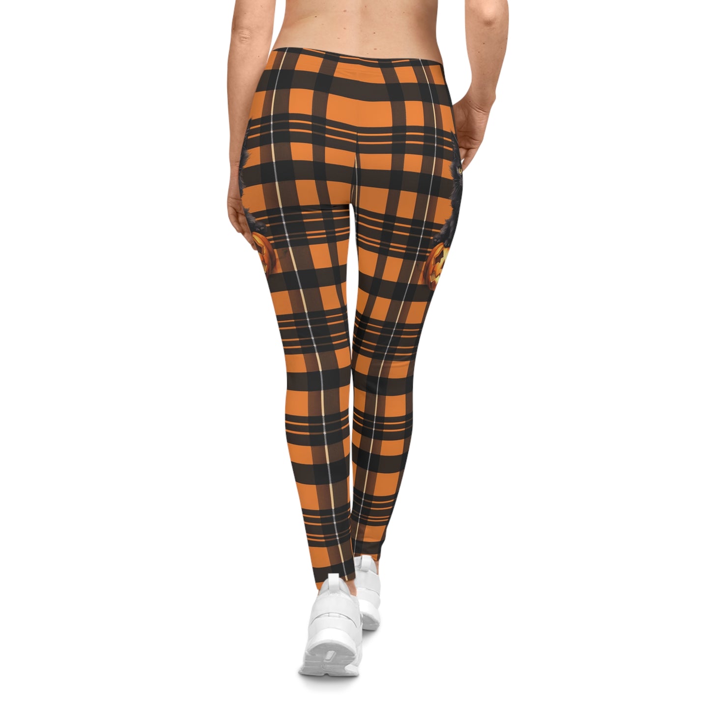Wicked Cat Plaid Leggings