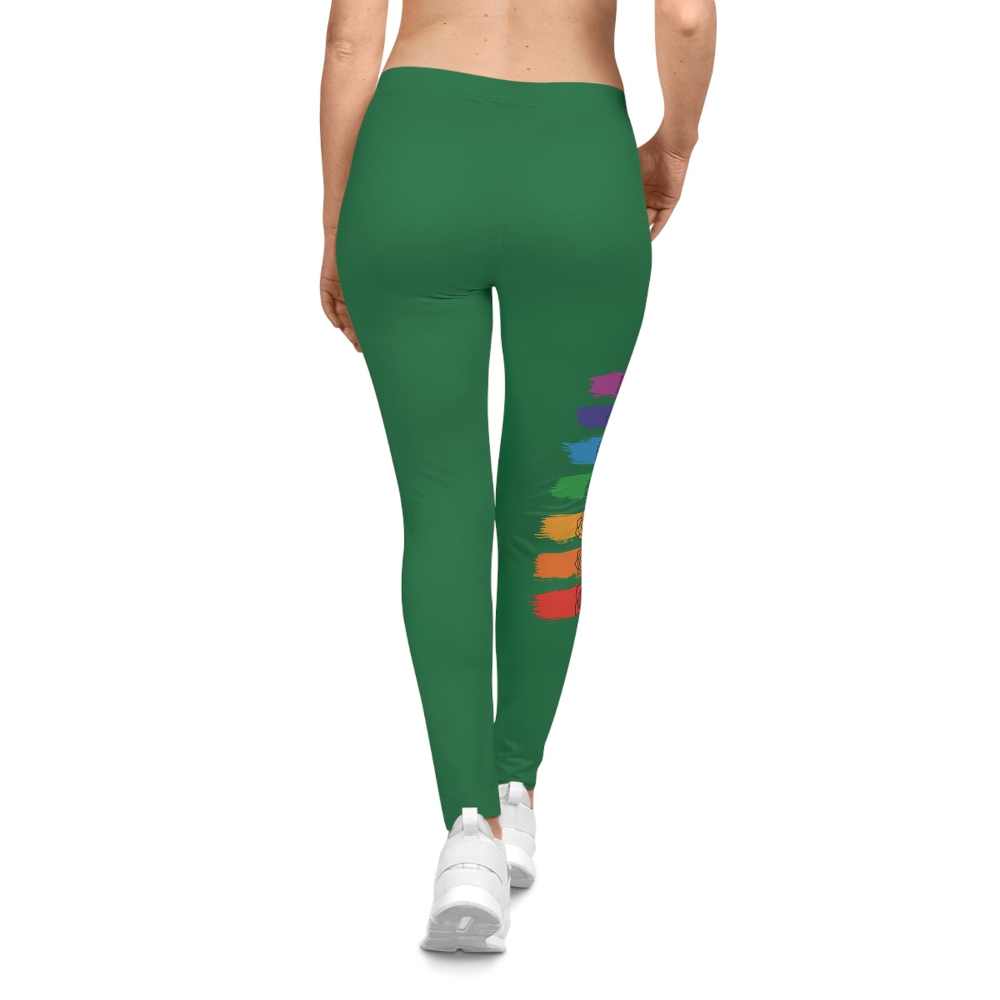 Chakra Flow Leggings - Dark Green