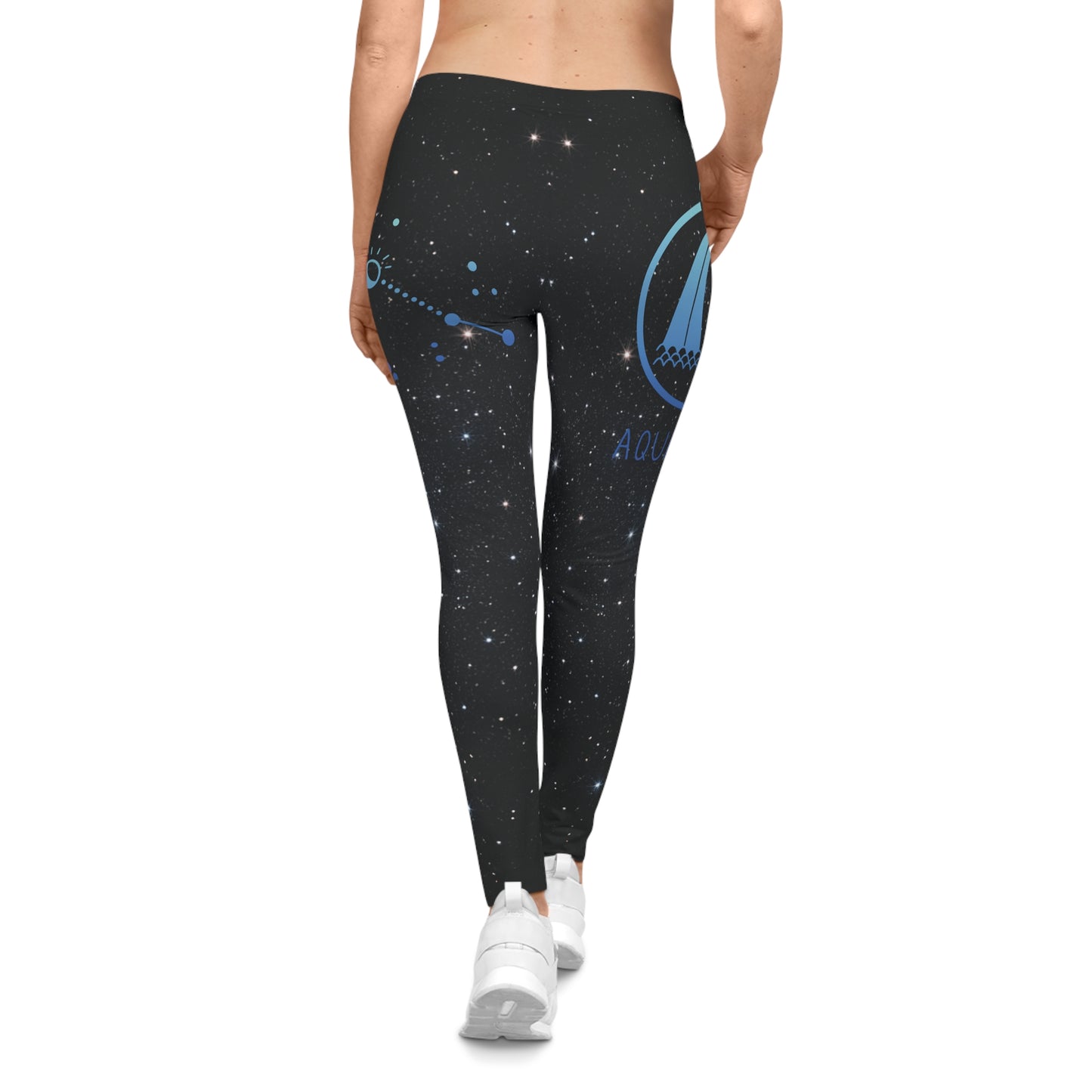 Aquarius Zodiac Leggings