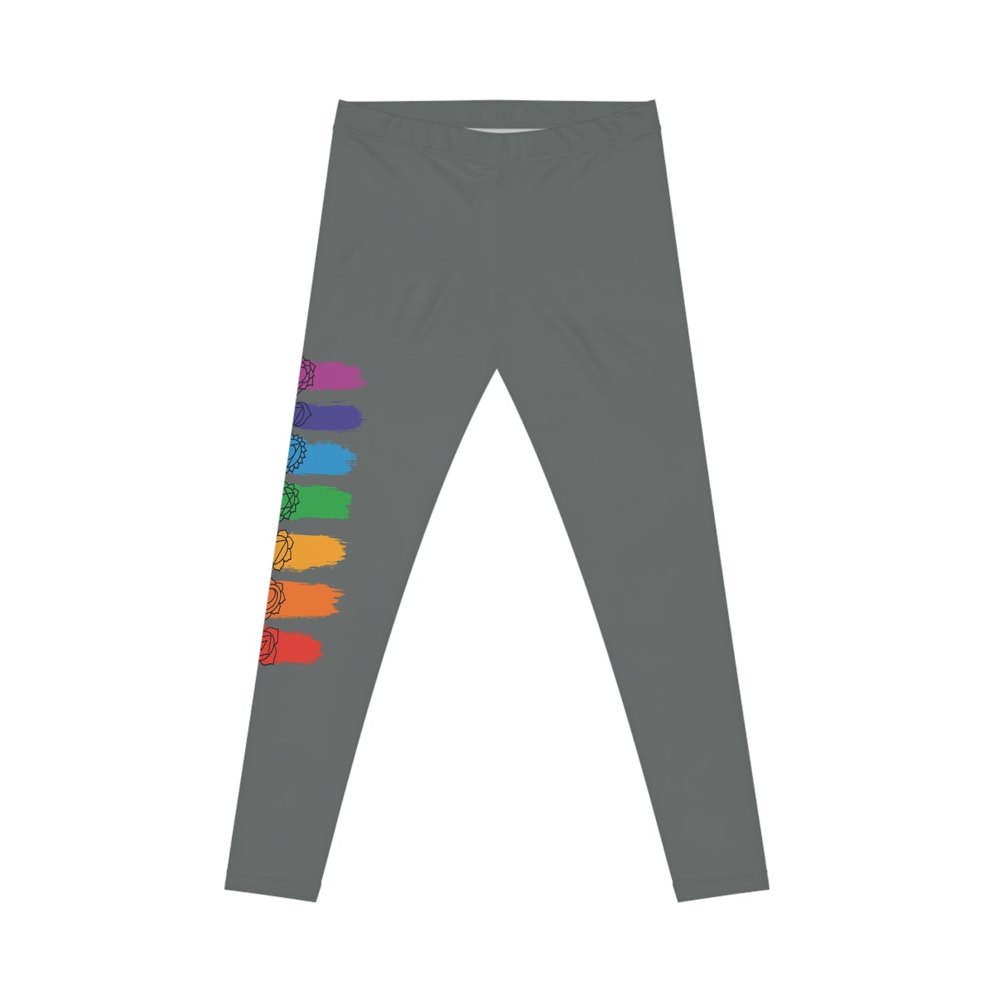 Chakra Flow Leggings - Dark Grey