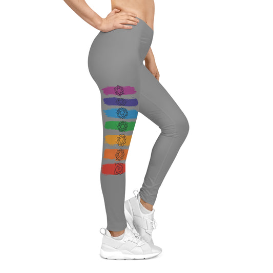 Chakra Flow Leggings - Grey