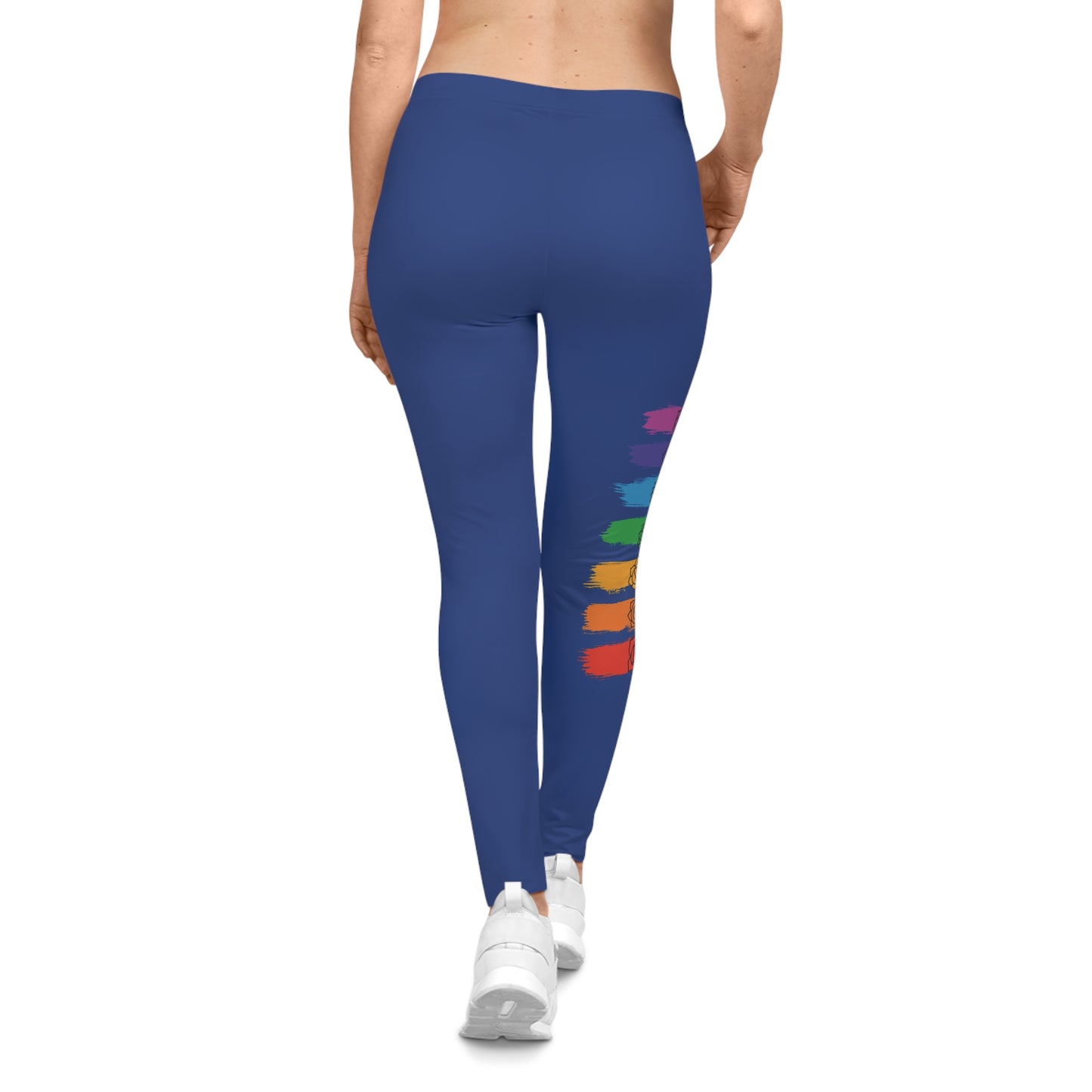 Chakra Flow Leggings - Dark Blue