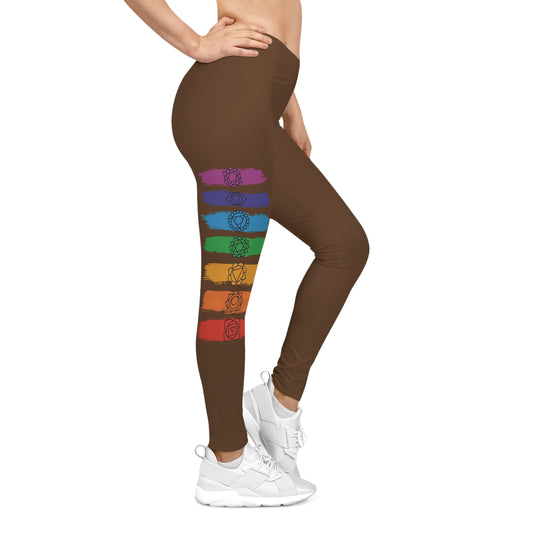 Chakra Flow Leggings - Brown