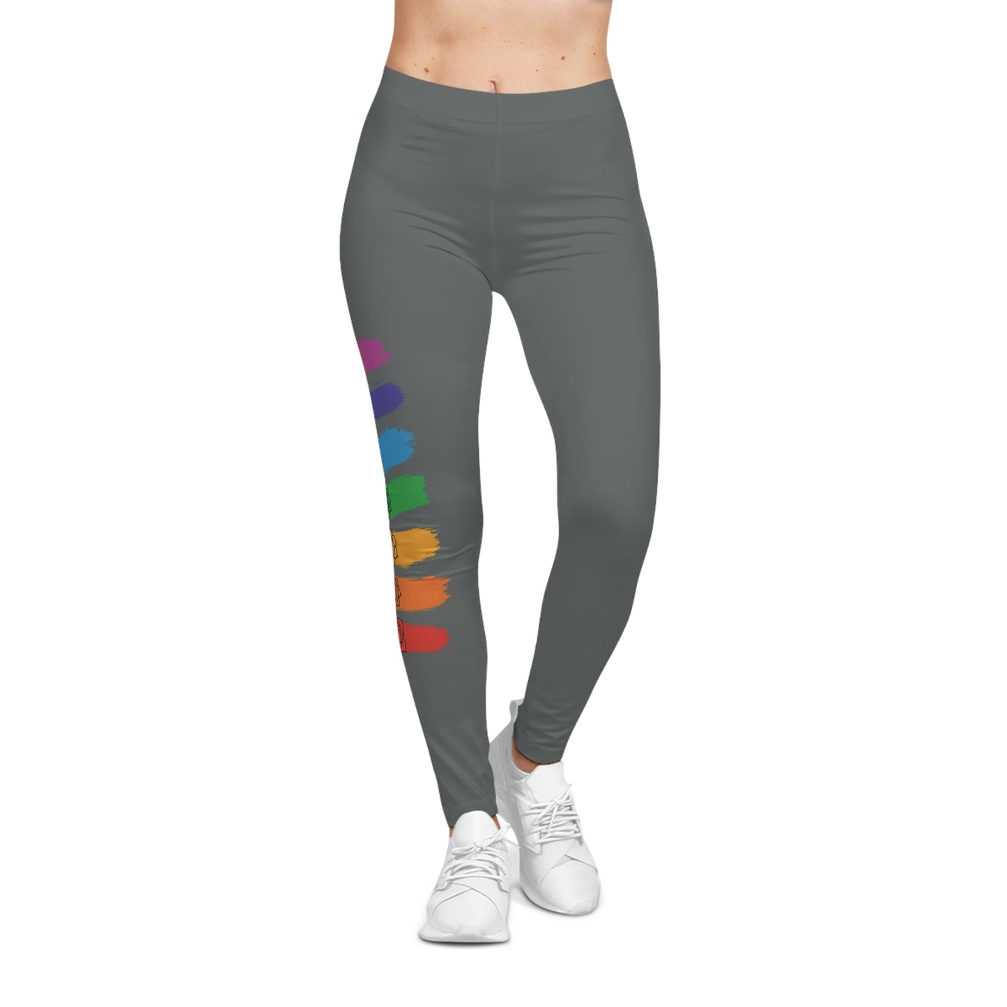 Chakra Flow Leggings - Dark Grey
