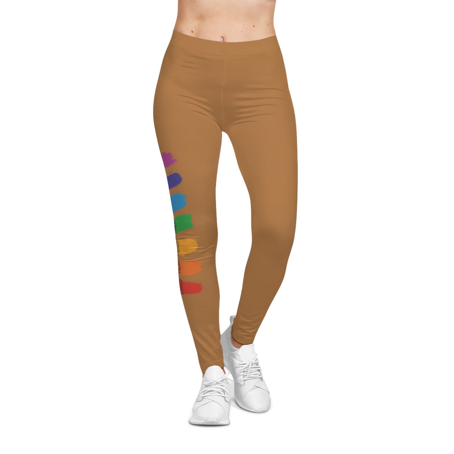 Chakra Flow Leggings - Light Brown