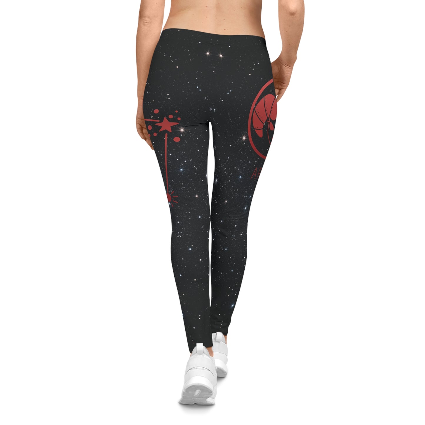 Aries Zodiac Leggings