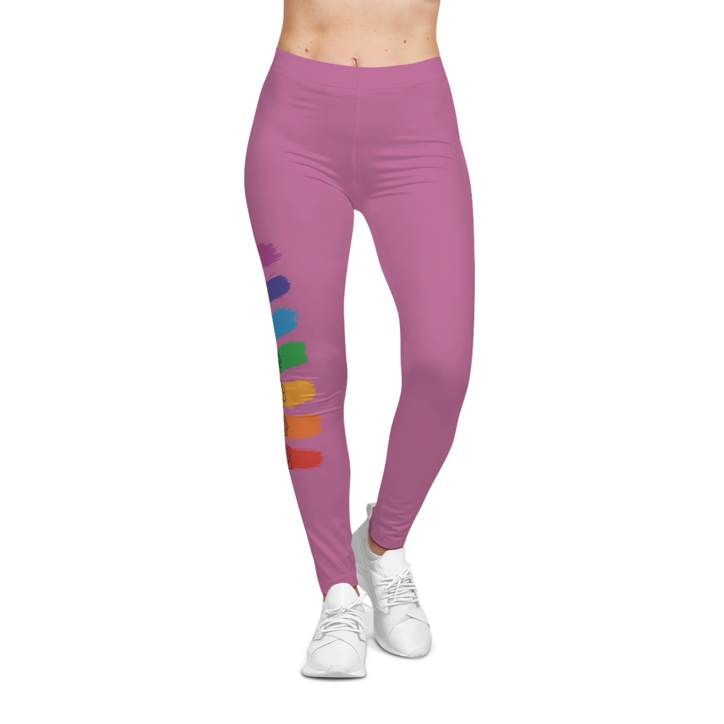 Chakra Flow Leggings - Light Pink