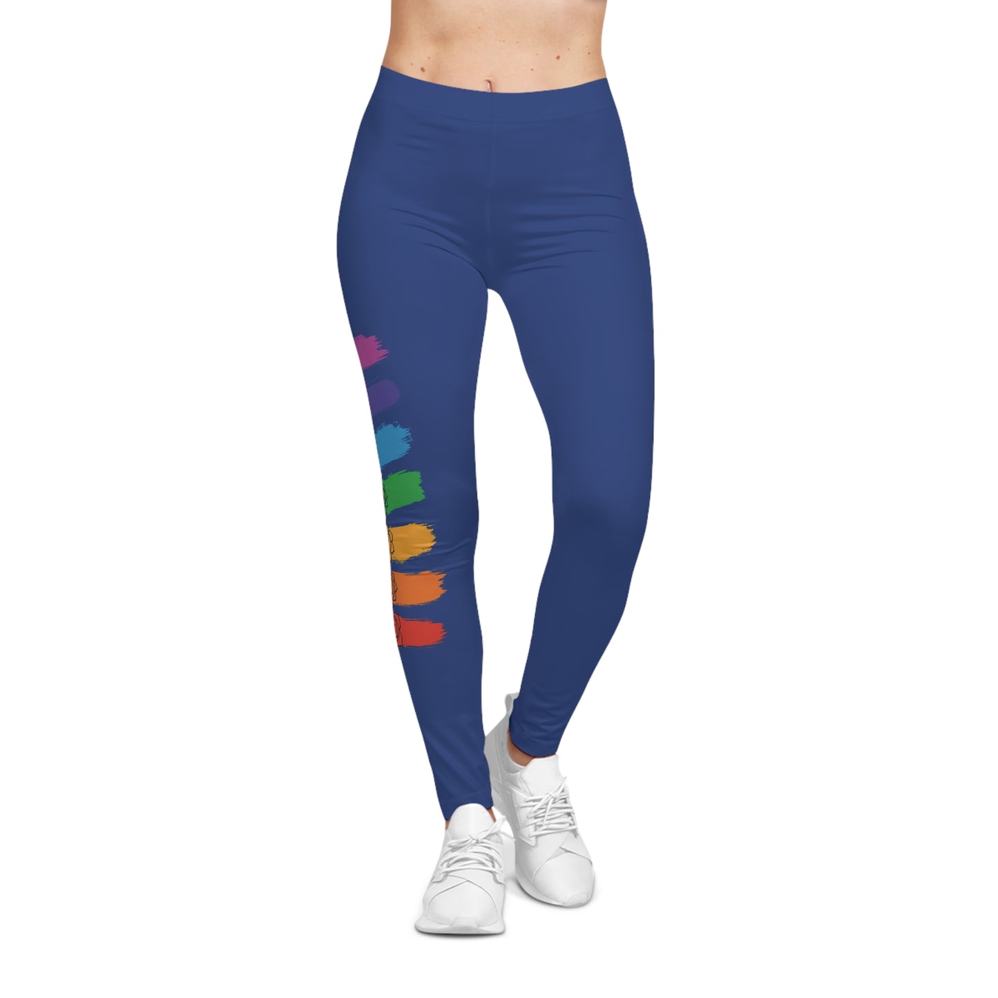 Chakra Flow Leggings - Dark Blue